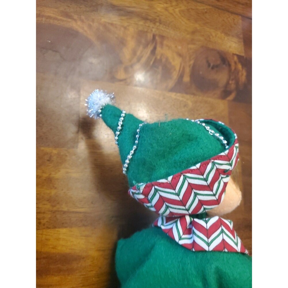 Annalee 2008 Green Elf Christmas Doll Figure 20” Posable Pixie - Picture 8 of 12